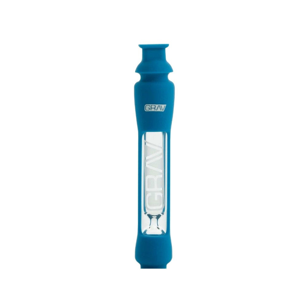 GRAV 12mm glass taster with protective silicone skin and compact design