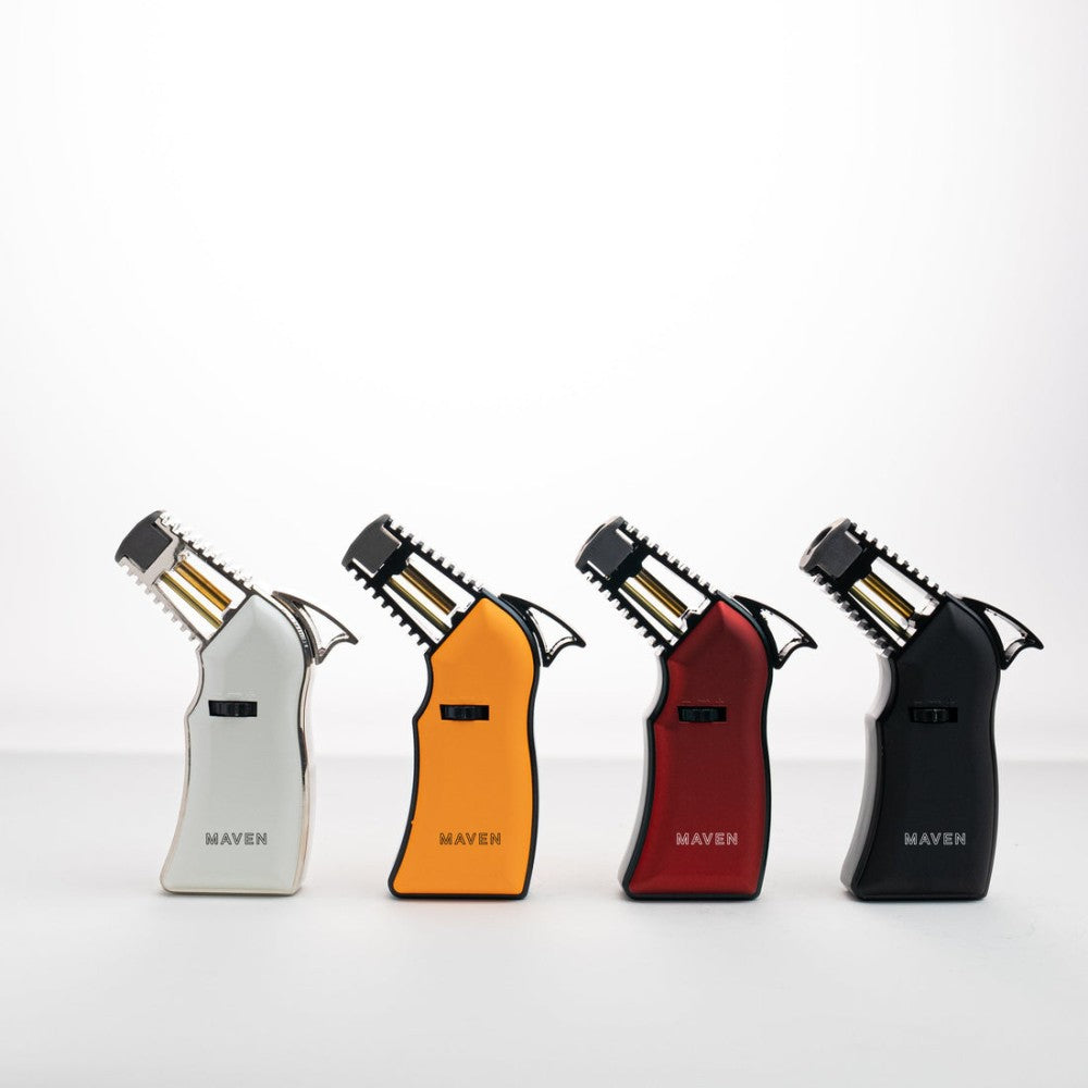 Maven Perfect Machine Torch Showcasing a Contemporary Design, Stylish Exterior, and Distinctive Maven Branding for Online Product Listings, Retail Displays, and Wholesale Collections.