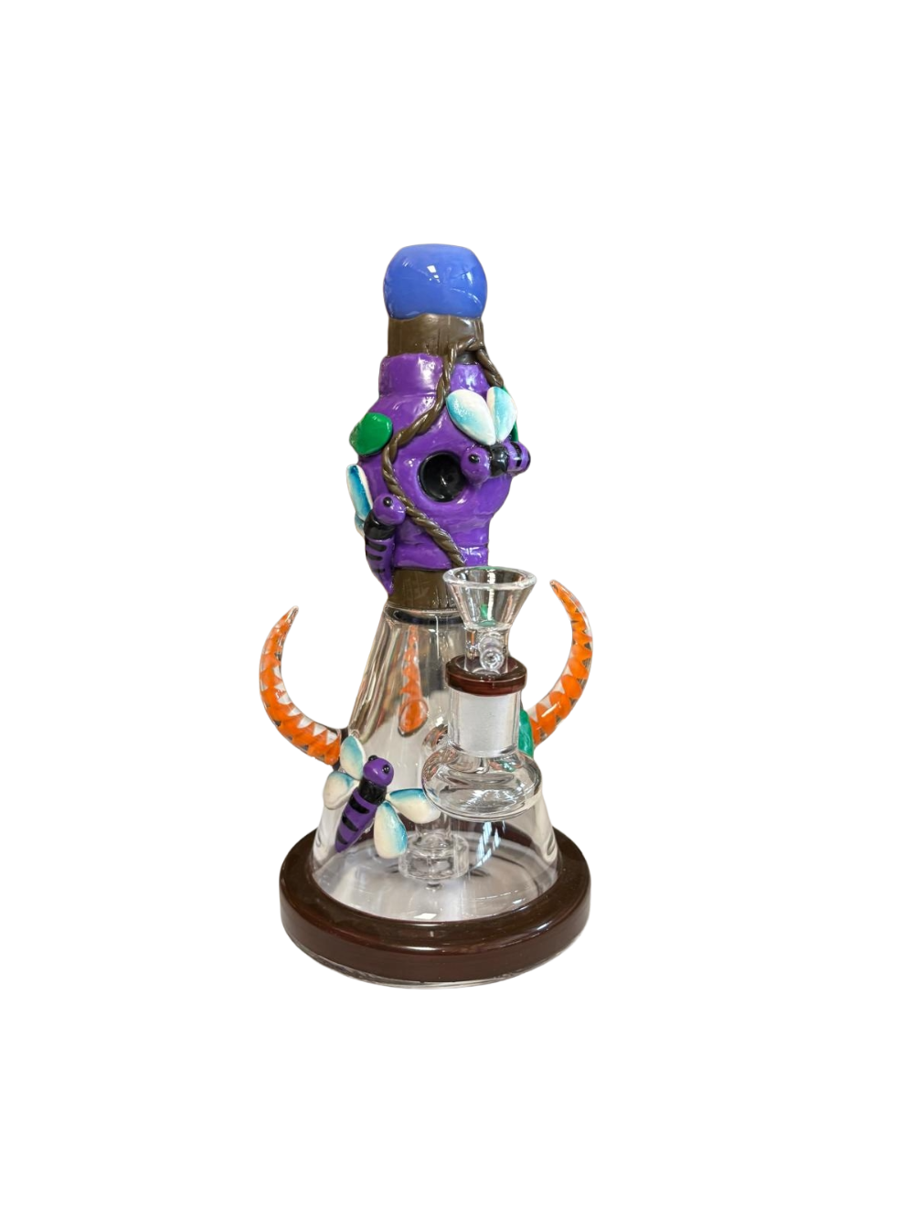 Creative monster eye beaker base water pipe for smoking