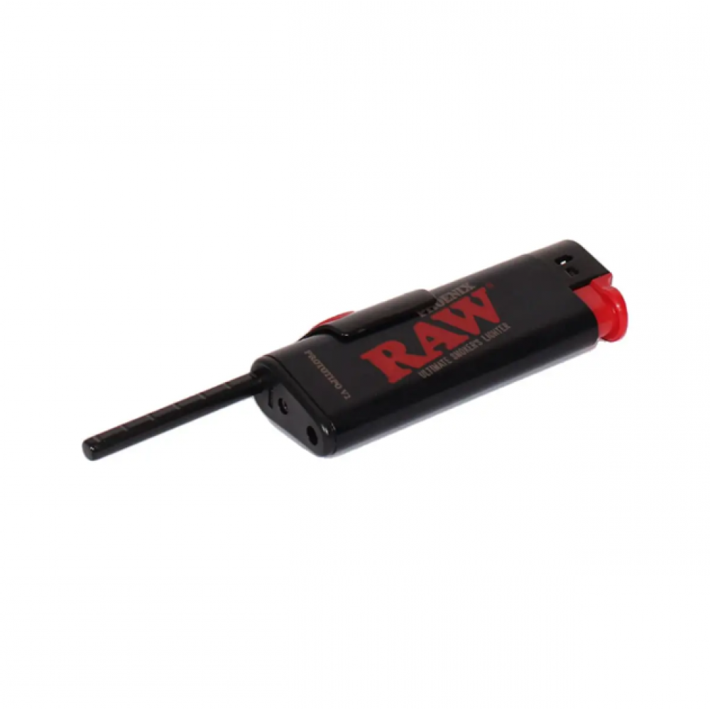 RAW Phoenix Lighter Showcasing a Distinctive Phoenix-Inspired Style with Signature RAW Branding, Designed for Product Displays and Wholesale Lighter Collections.
