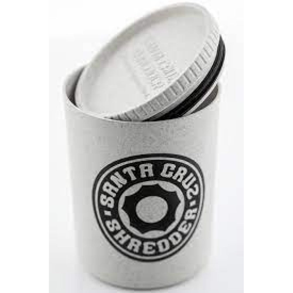 Santa Cruz Shredder Hemp Stash Container Jar Featuring Branded Design and a Compact Shape for Convenient Storage and Portability