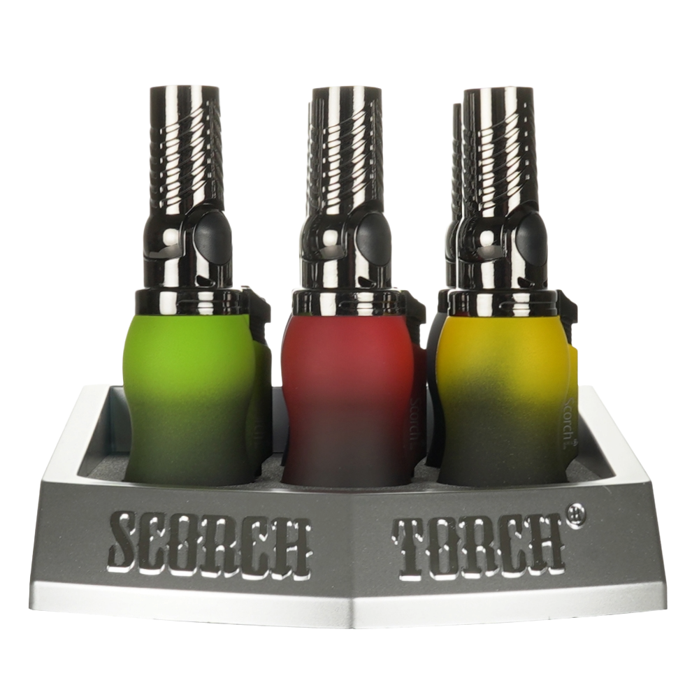 Scorch torch refillable butane torch lighter 61802 – single flame adjustable windproof